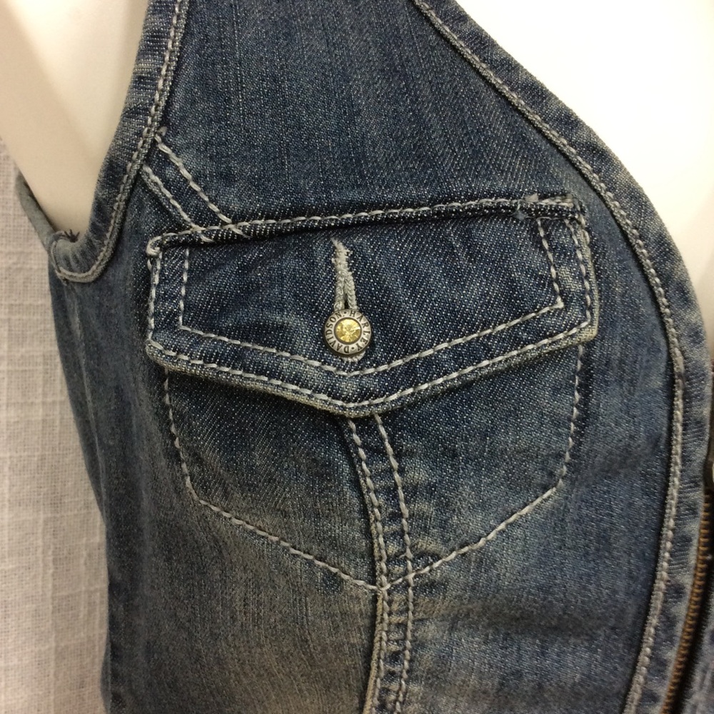 Harley Davidson Medium Denim Vest - Picture 5 of 16